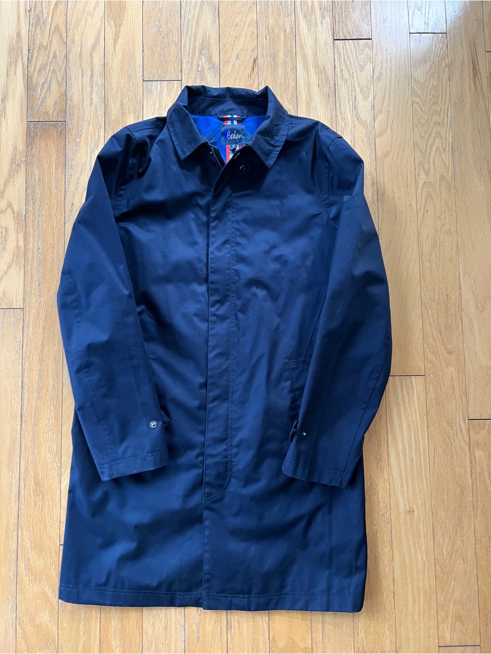 Boden Navy Men's Rain Mac